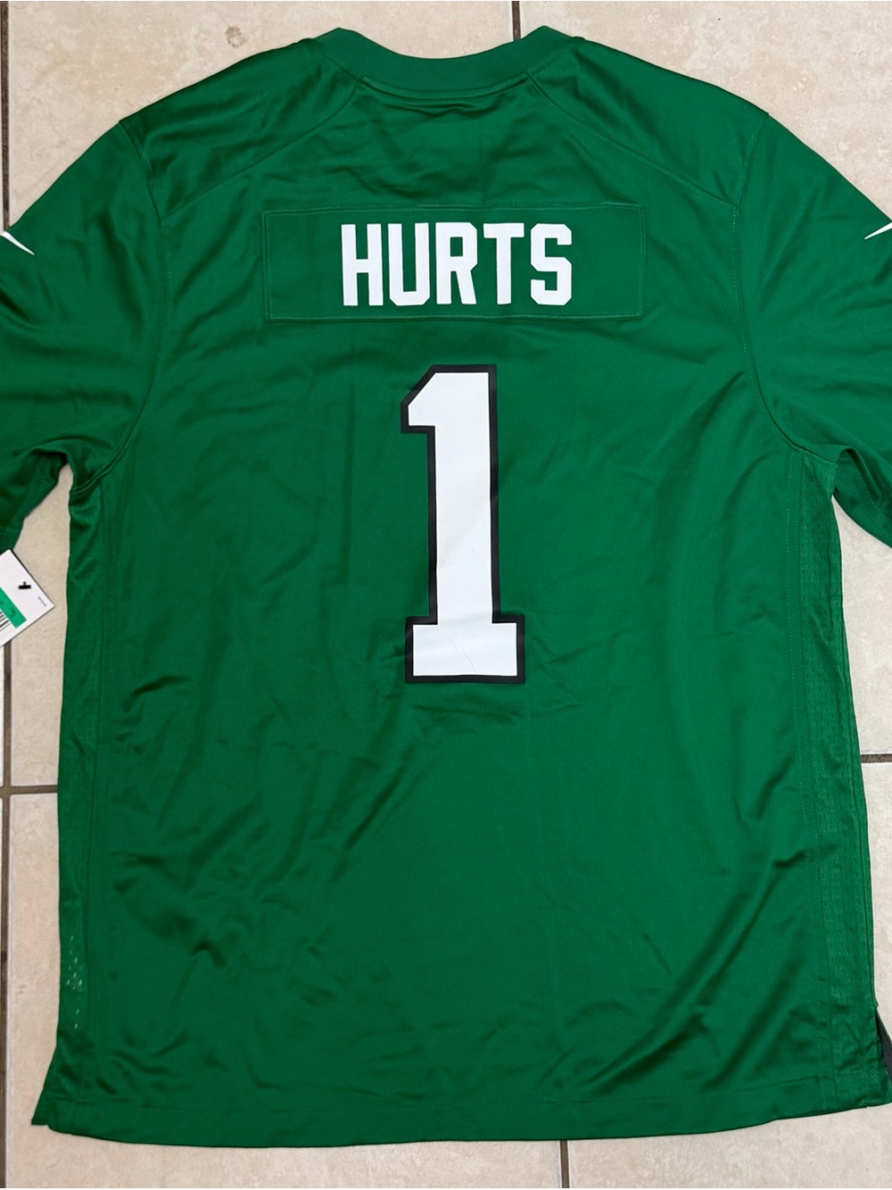 Philadelphia Eagles Jalen Hurts Nike Kelly Green Home NFL Jersey